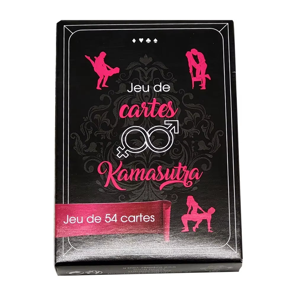 Kamasutra Jeu De 54 Cartes Adult 13 Sex Position Playing Cards Erotic Gym Game for Couples