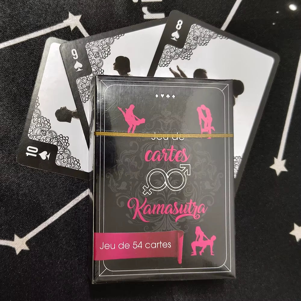 Kamasutra Jeu De 54 Cartes Adult 13 Sex Position Playing Cards Erotic Gym Game for Couples