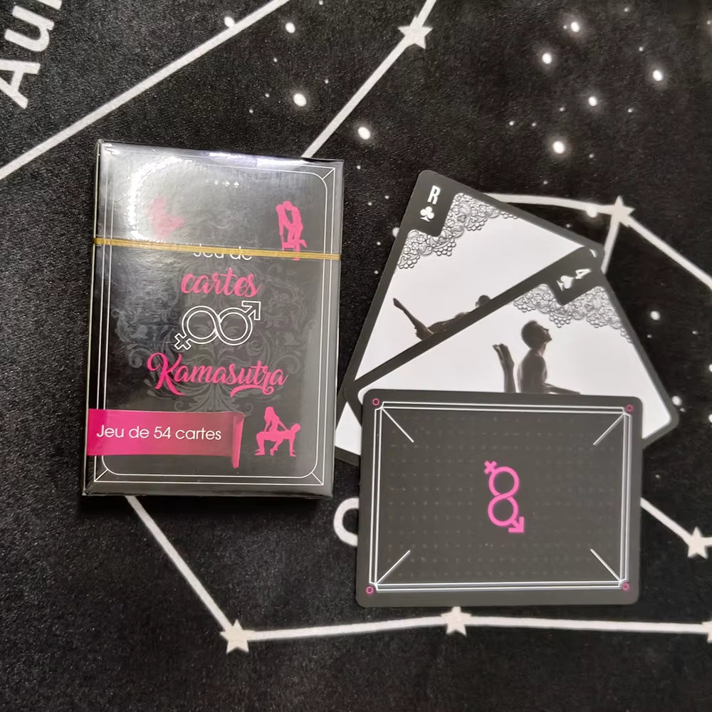 Kamasutra Jeu De 54 Cartes Adult 13 Sex Position Playing Cards Erotic Gym Game for Couples